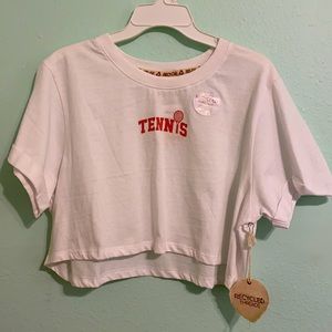 Recycle threads crop top